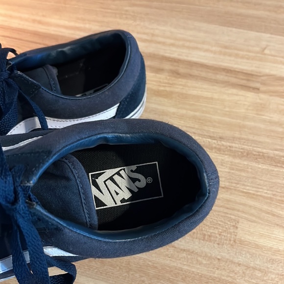 Vans Blue and White Sneakers - Picture 6 of 8